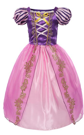 Rapunzel costume girl dress