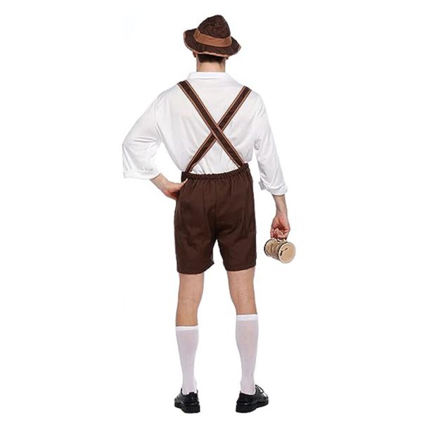 Traditional-German-Bavarian-Beer-Male-Cosplay-Halloween-Carnival-Octoberfest-Holiday-Party-Clothes-Men-s-Oktoberfest-Costumes back